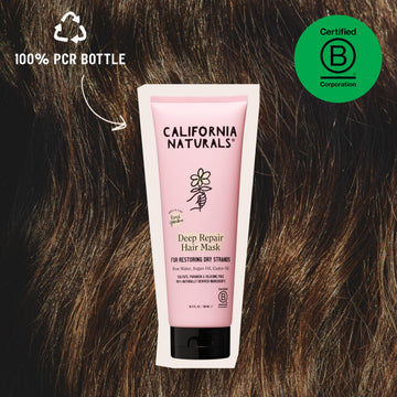 Eco-packaging from recycled materials highlights California Naturals sustainability.