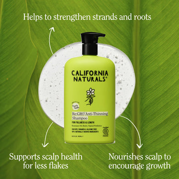 Re:GRO Shampoo con espuma cremosa para una limpieza suave y revitalizante