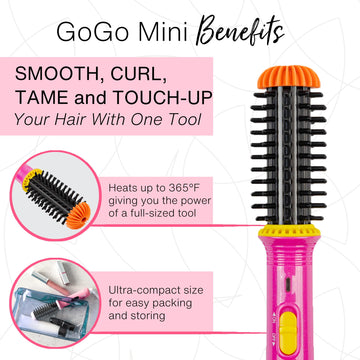 Calista GoGo Mini: cilindro cerámico para alisar con menos frizz y brillo.