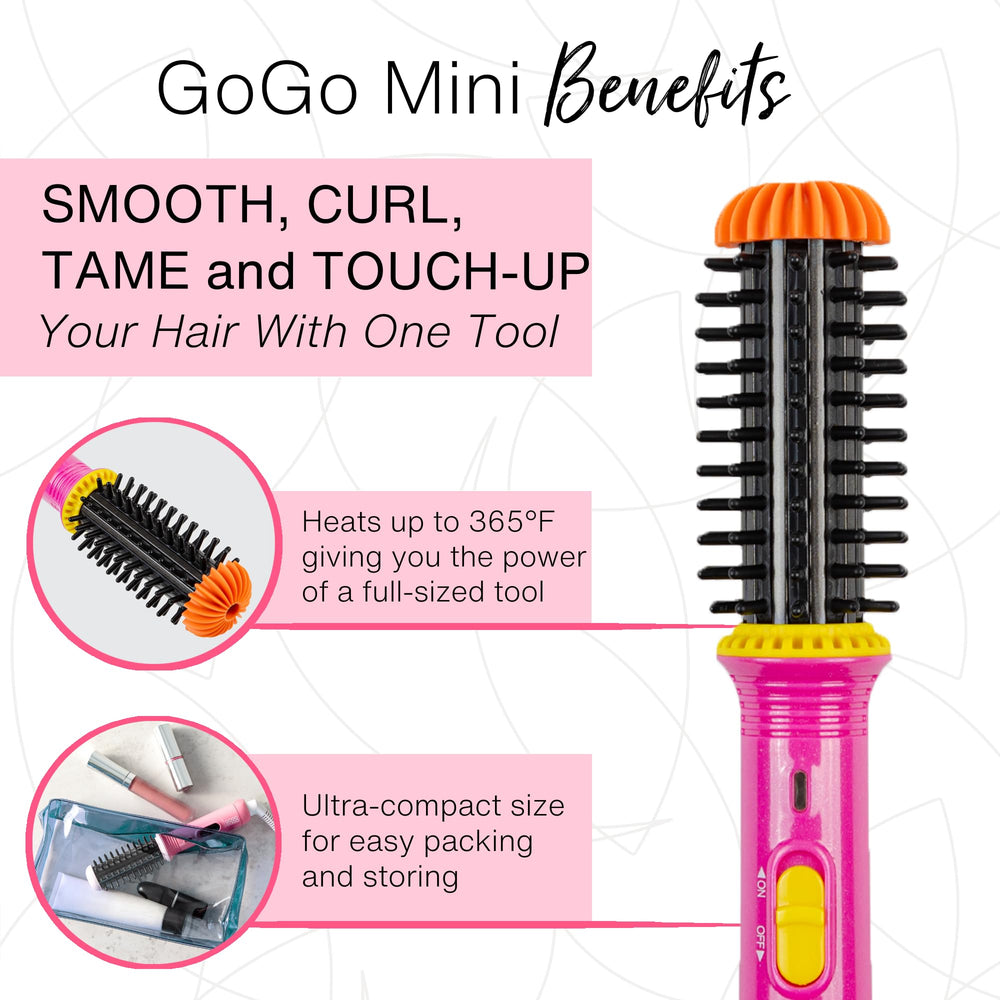 Calista GoGo Mini: cilindro cerámico para alisar con menos frizz y brillo.