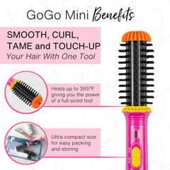 Calista GoGo Mini: cilindro cerámico para alisar con menos frizz y brillo.