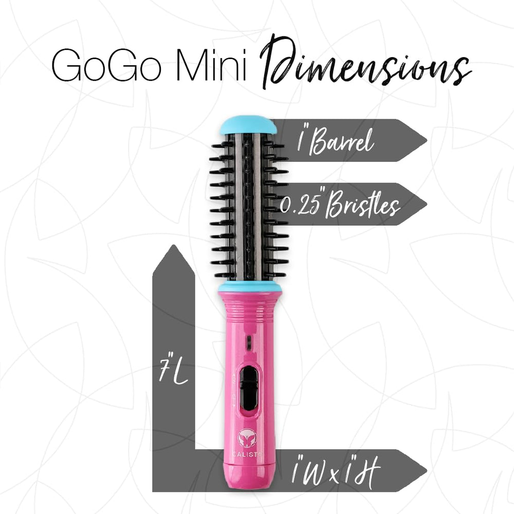 Calista GoGo Mini: tecnología Fusion iónica y cerámica para volumen suave y brillo.