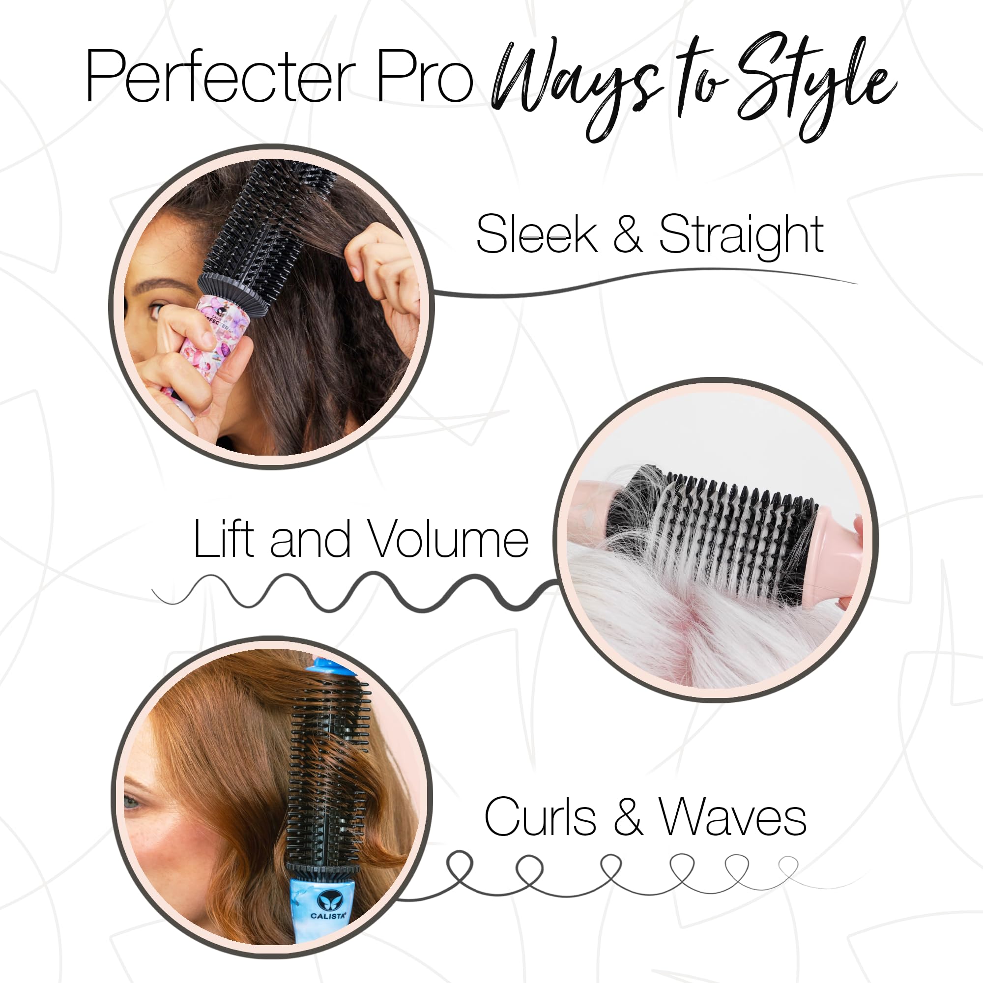 Calista Perfecter Pro apto para cabello seco y uso seguro.