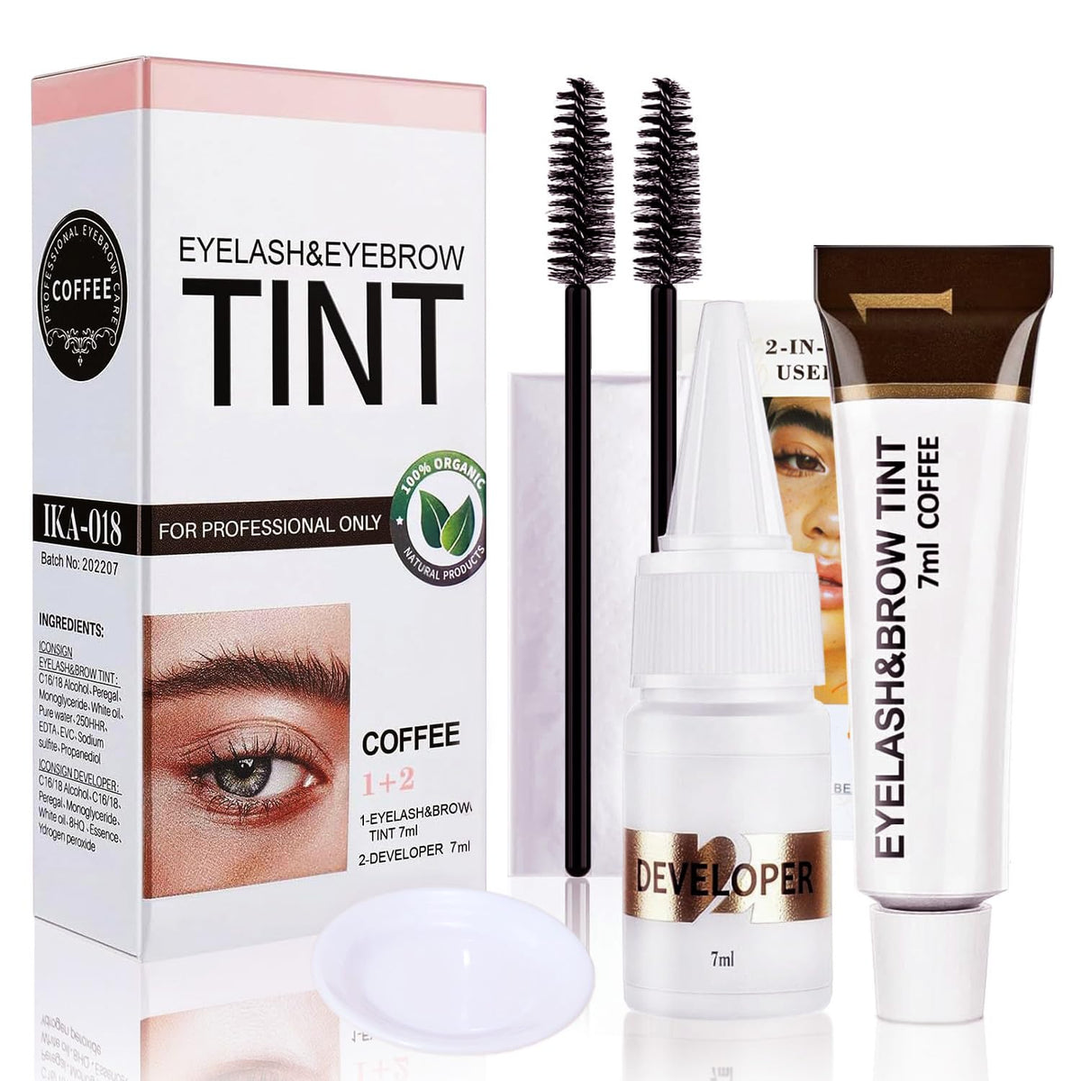 Callmynm kit de color para pestañas en caja, ideal para empezar con facilidad.