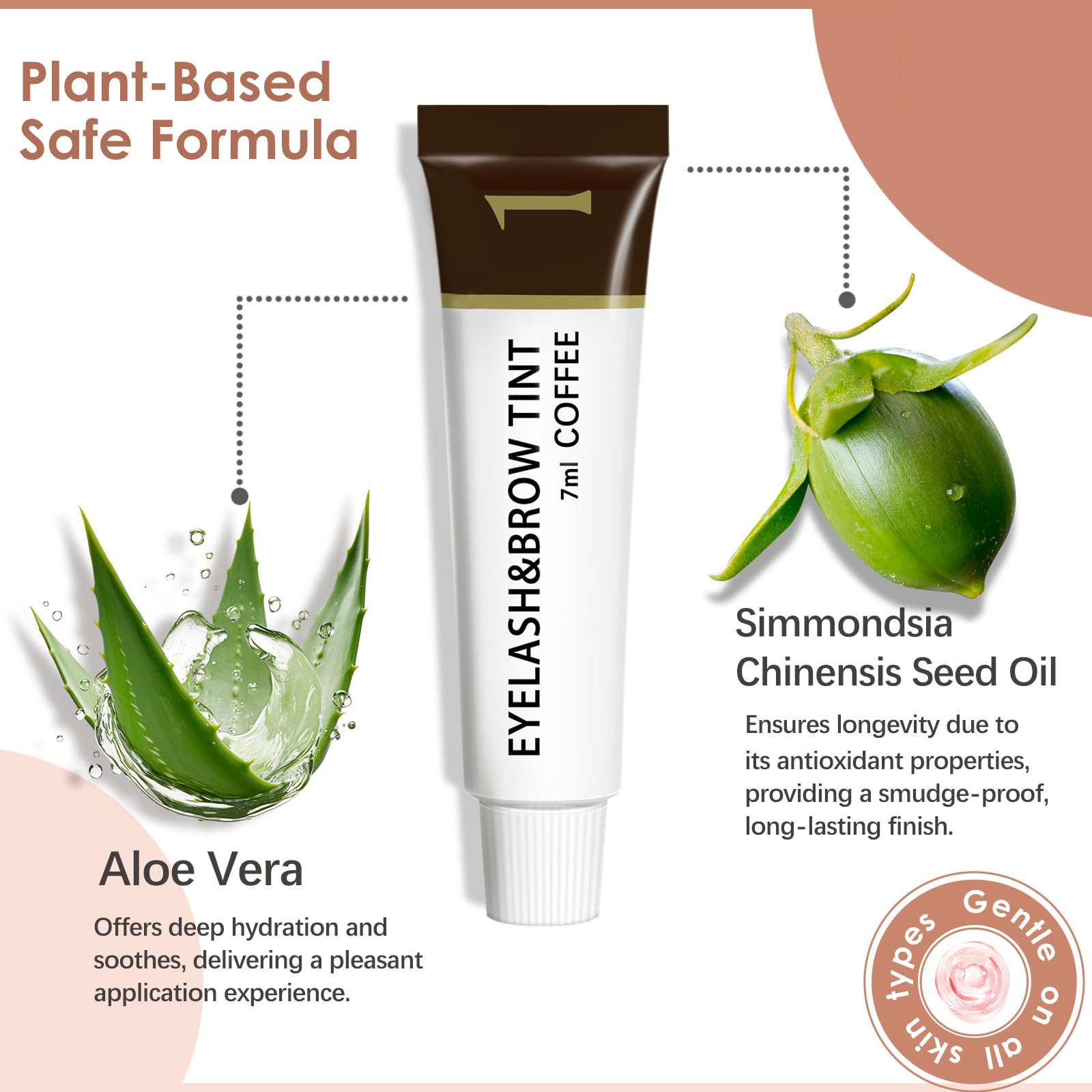 Callmynm Lash Color Kit: fórmula suave para pieles sensibles.
