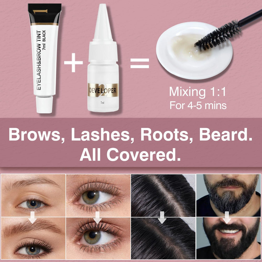 Callmynm Lash Color Kit tono marrón resalta ojos con efecto natural