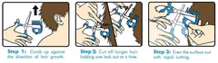 CALMING CLIPPER organizadores de peine para un ajuste ordenado durante el corte.