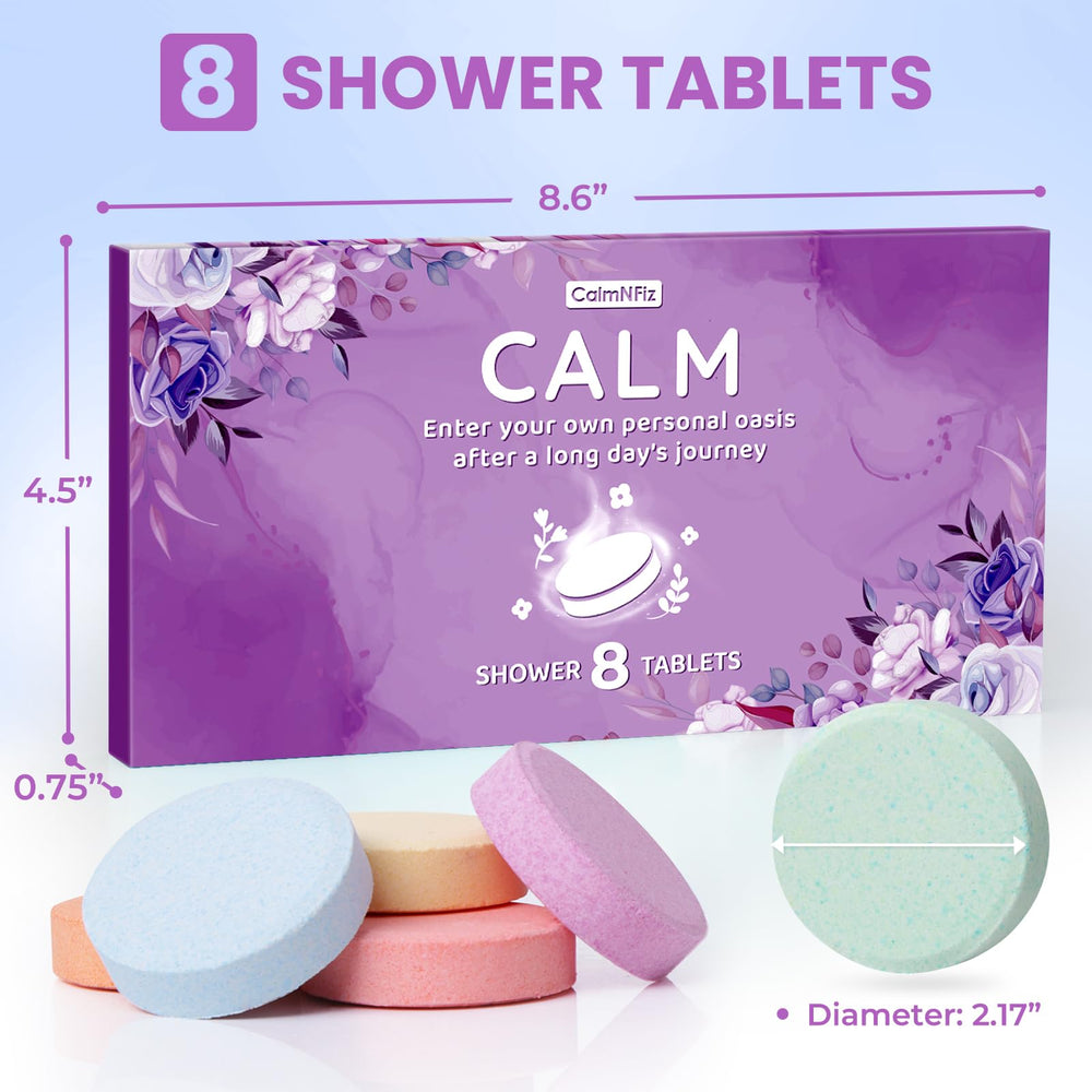 CalmNFiz bombas de ducha uso uno por vez: liberan fragancia durante la ducha.