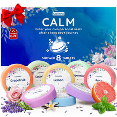 CalmNFiz tableta ducha rosa: aroma relajante para la ducha.