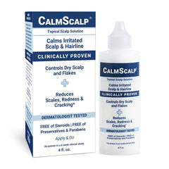 CalmScalp botella vertido muestra aplicación rápida para cuero cabelludo sensible