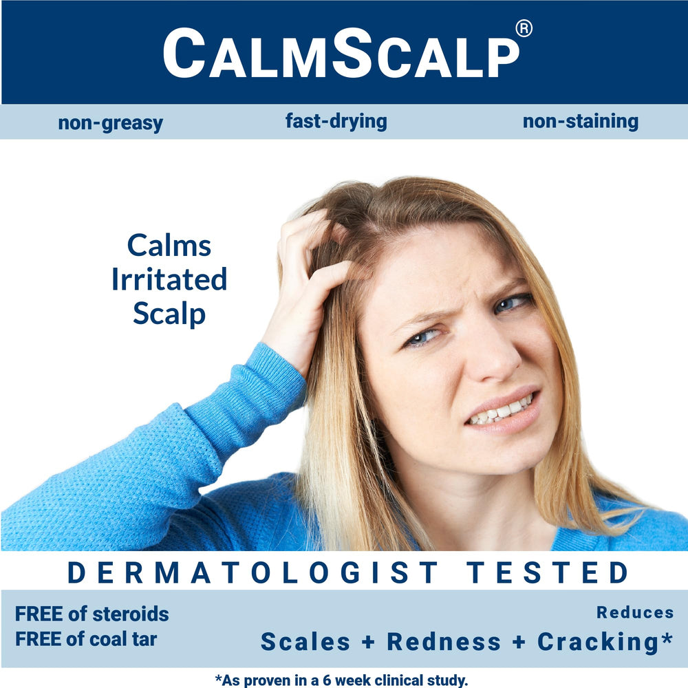 CalmScalp textura ligera que se seca rápido sin grasa