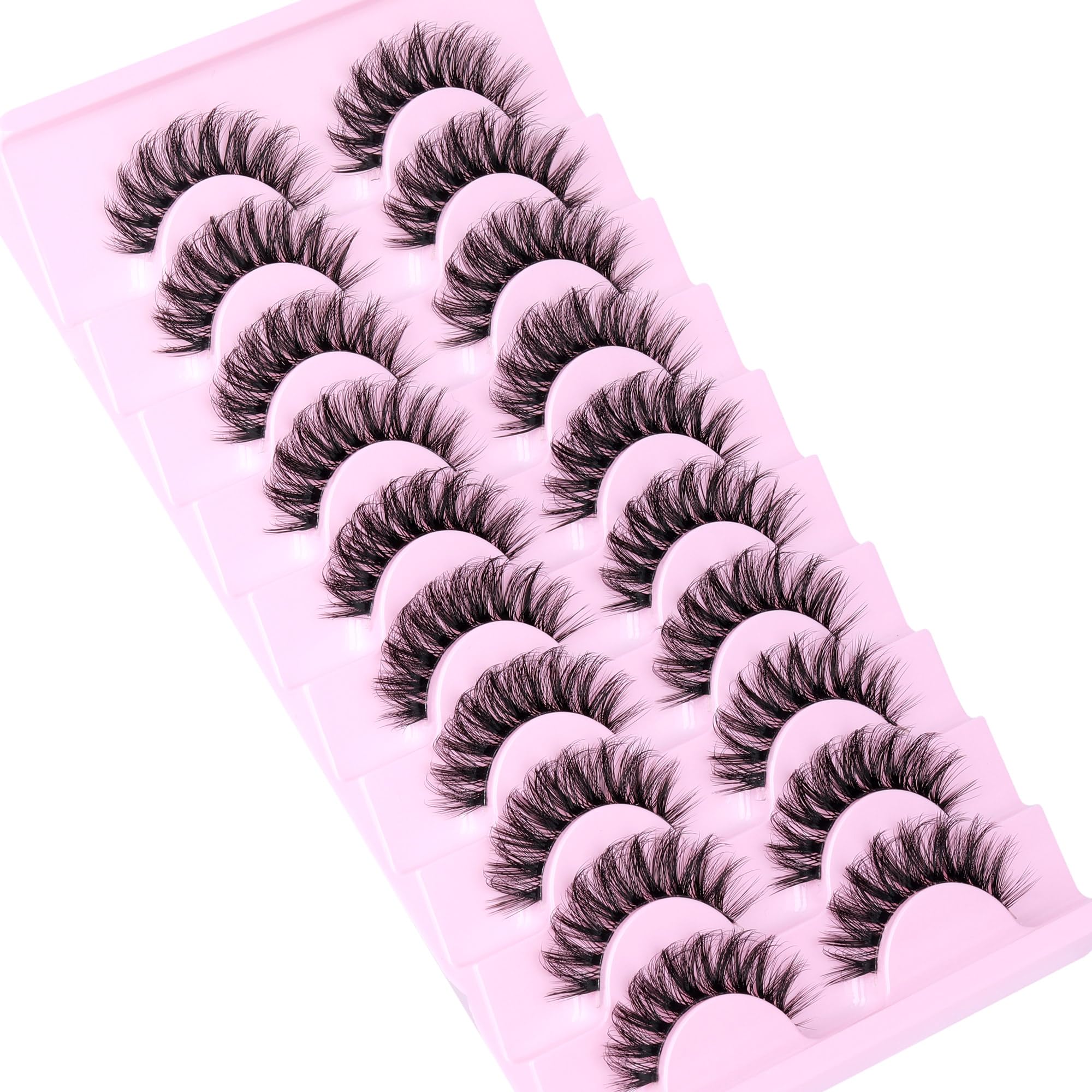 Calphdiar estuche de 10 pares para maquillaje