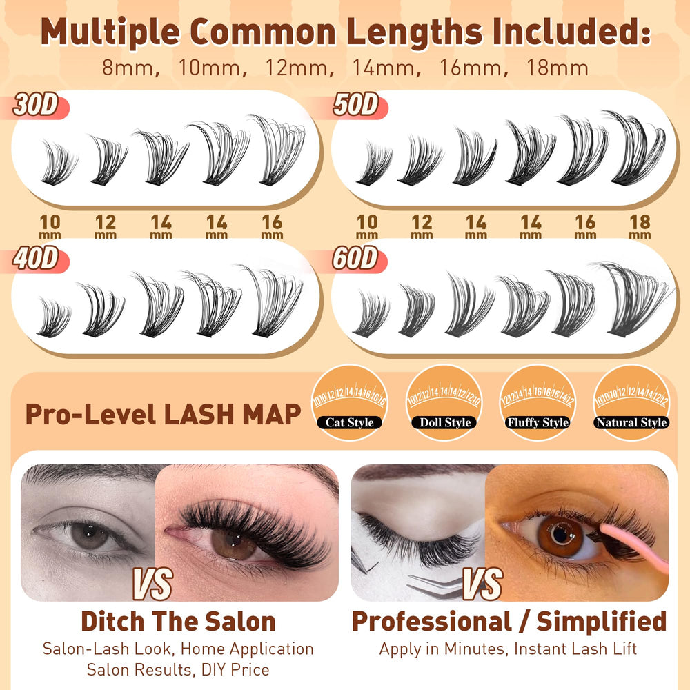 Calphdiar look natural diario con pestañas suaves