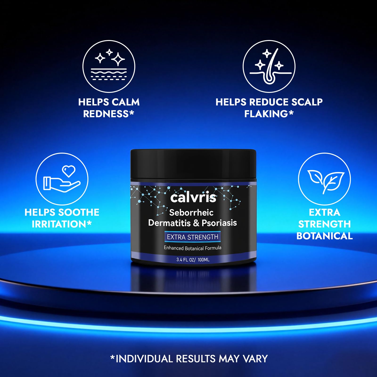 Calvris Crème cuir chevelu: démangeaisons apaisées après application