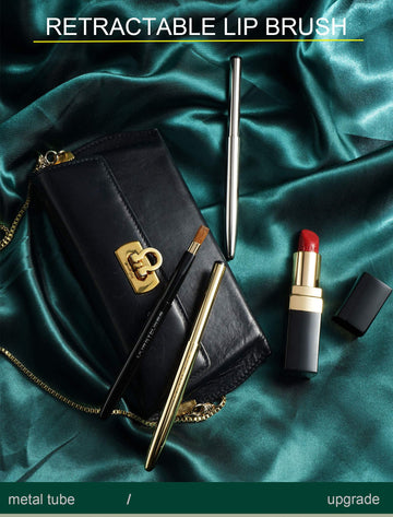Camdeez Rownyeon brocha labios retráctil, perfecto para delinear y rellenar.