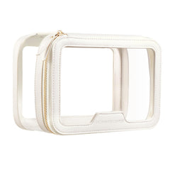 Camdeez ROWNYEON estuche maquillaje transparente vista frontal para viajar
