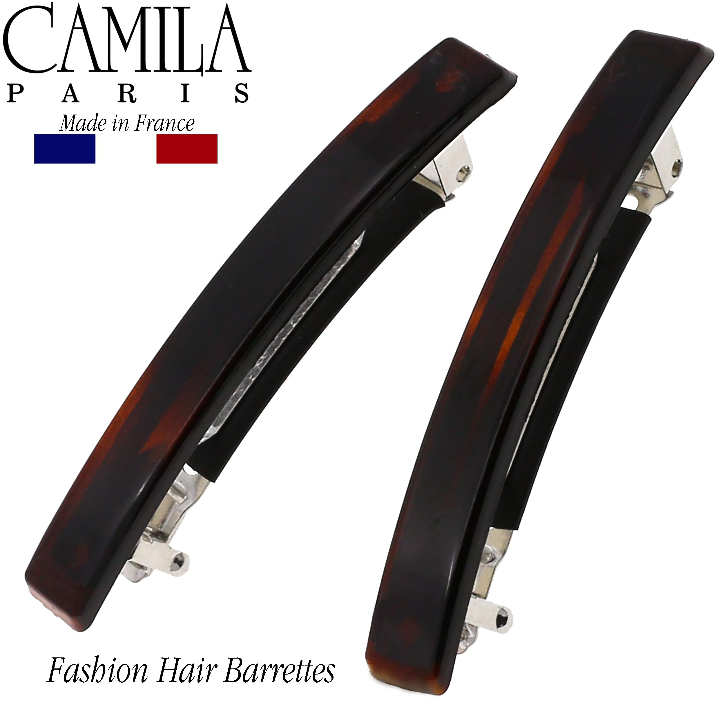 Camila Paris barrette acetato durable, diseño resistente para uso diario