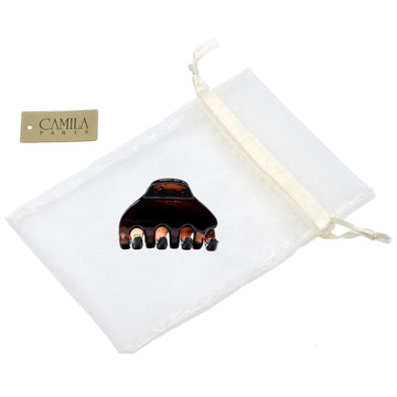 Camila Paris CP1784 clip mariposa, estilo francés decora el peinado.