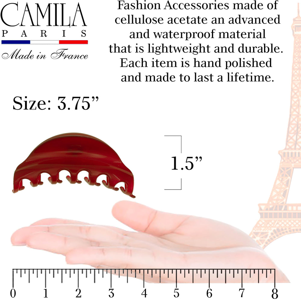 Pinza pelo rizado francesa Camila CP2529, acabado elegante para evento