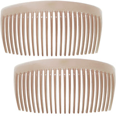 Camila Paris CP2912: peine lateral francés grande en tono natural para recogidos elegantes.