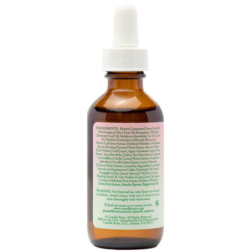 Camille Rose Aceite Romero para puntas secas y cabello más suave.