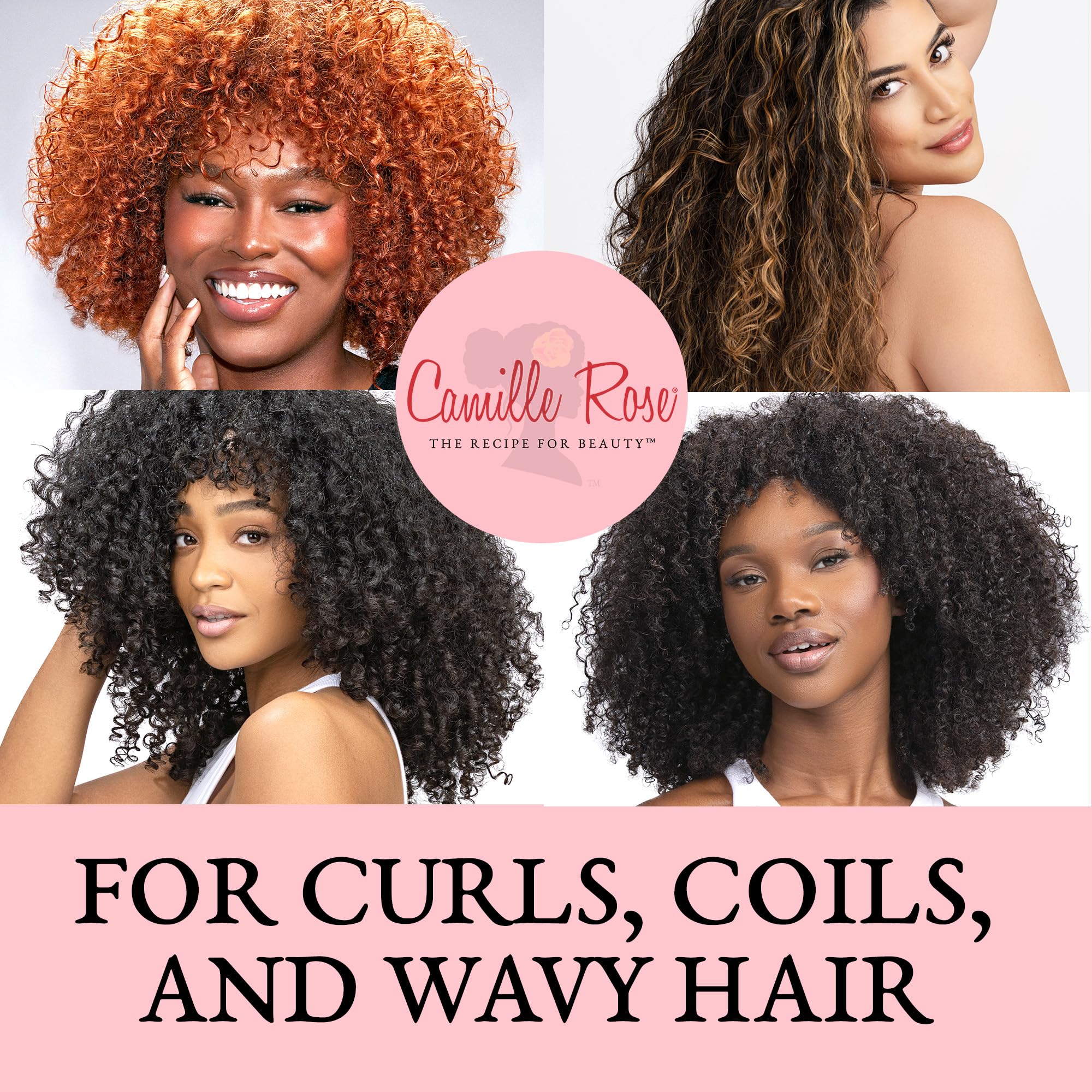 Camille Rose Guava Whipped Hair Cream – desenredo rápido y cabello más manejable