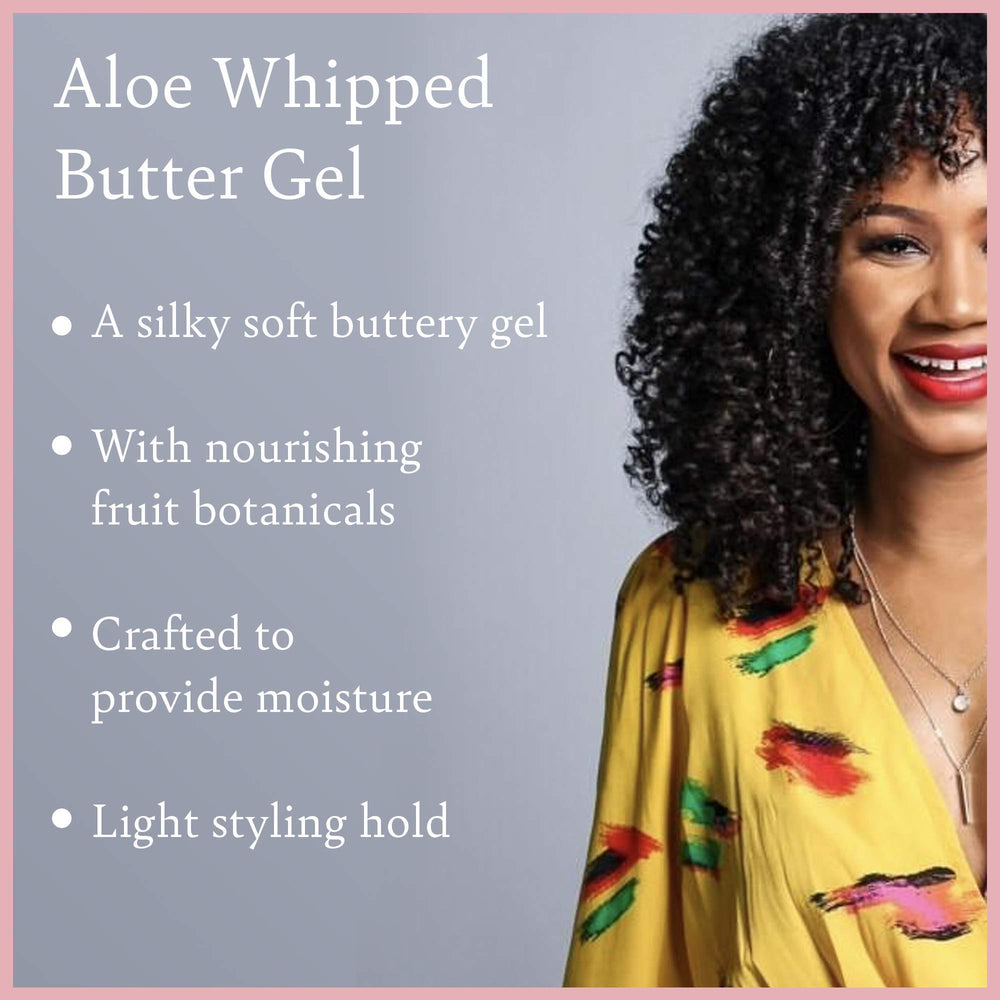 Textura suave del Camille Rose Aloe Whipped Butter Gel para peinar