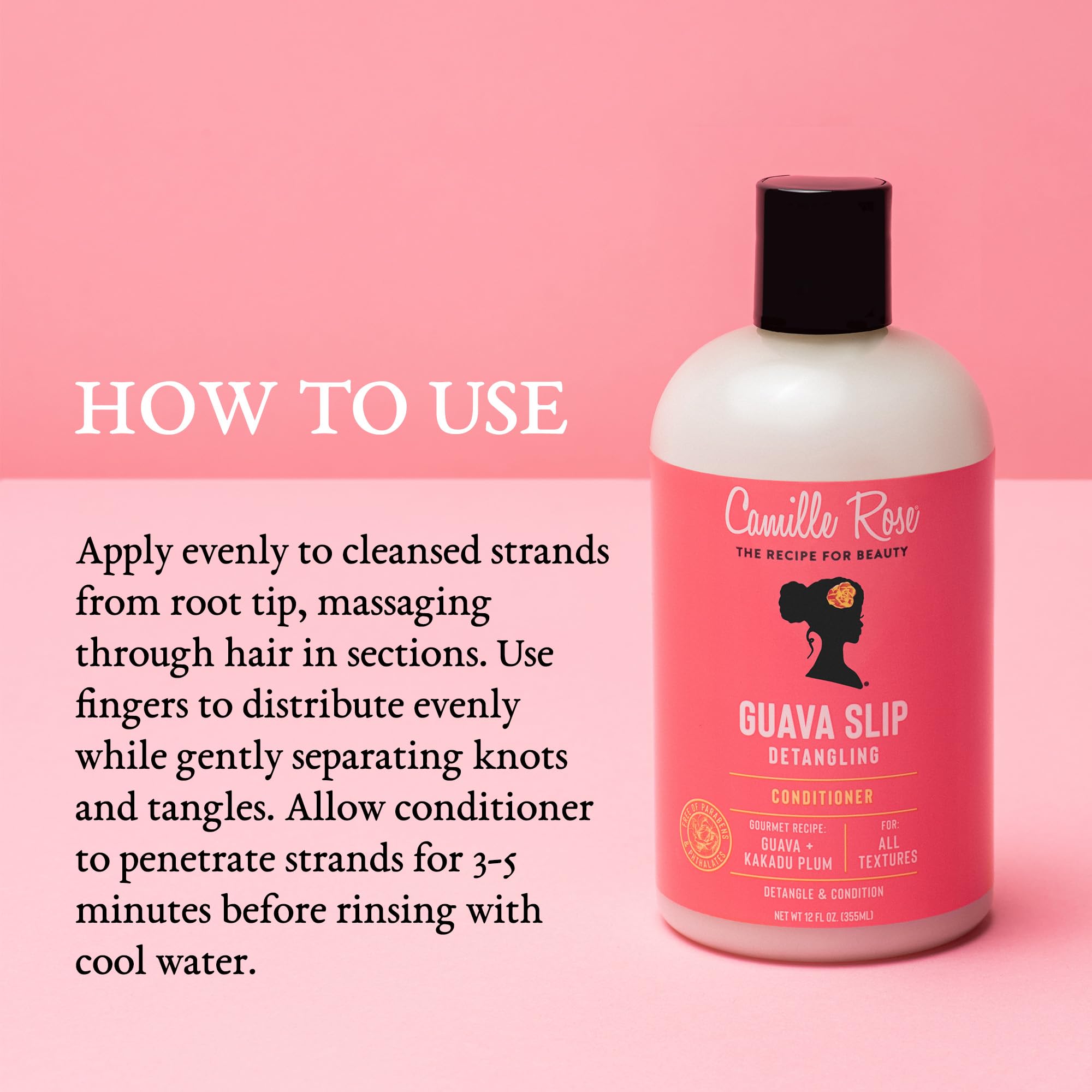 Deslizamiento suave durante la aplicación para cabello más manejable.