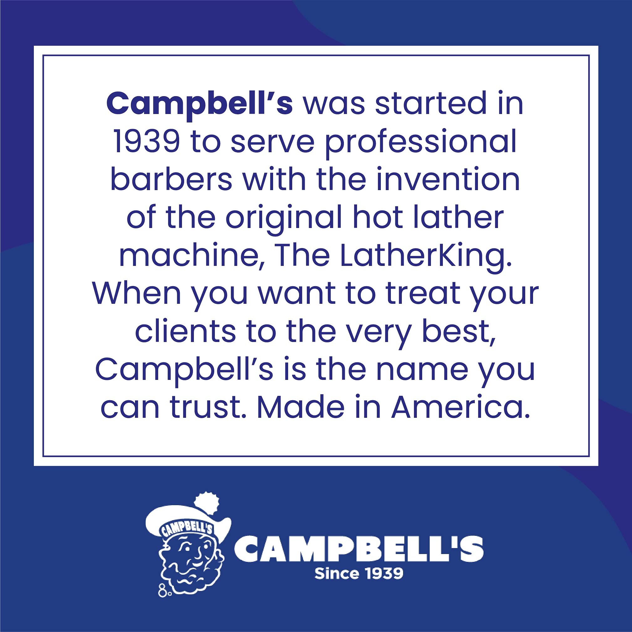 Uso diario en barbería con crema profesional Campbell’s.