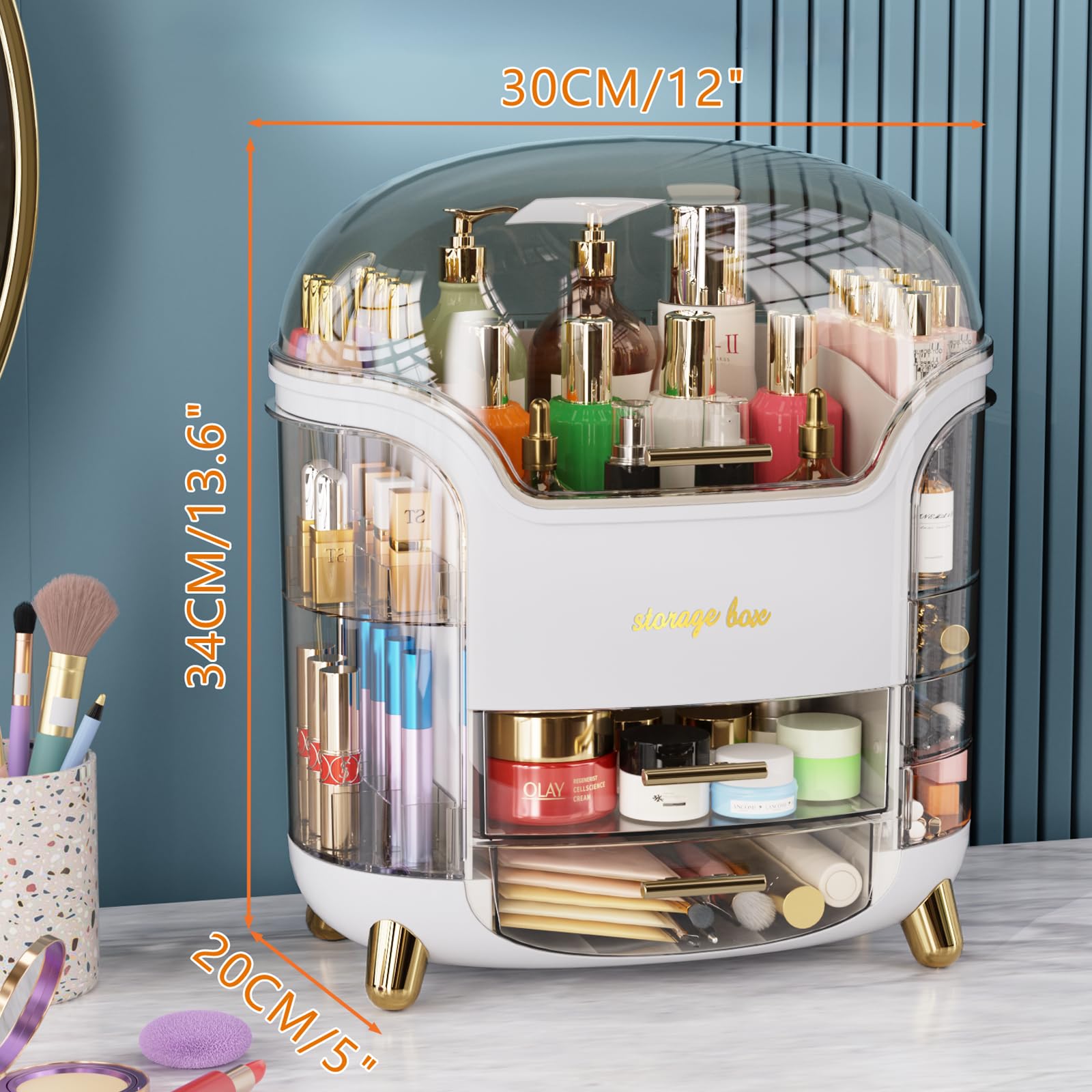 CandleWo estructura duradera con material HIPS que mantiene forma y claridad.
