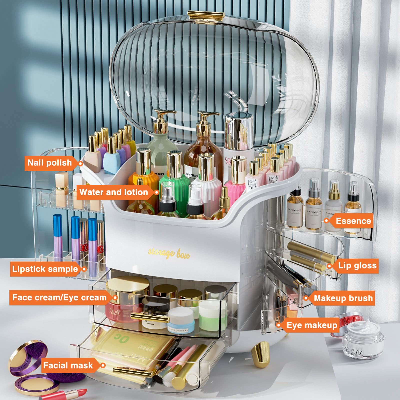 CandleWo organizador para vanity, mantiene la mesa limpia y ordenada.