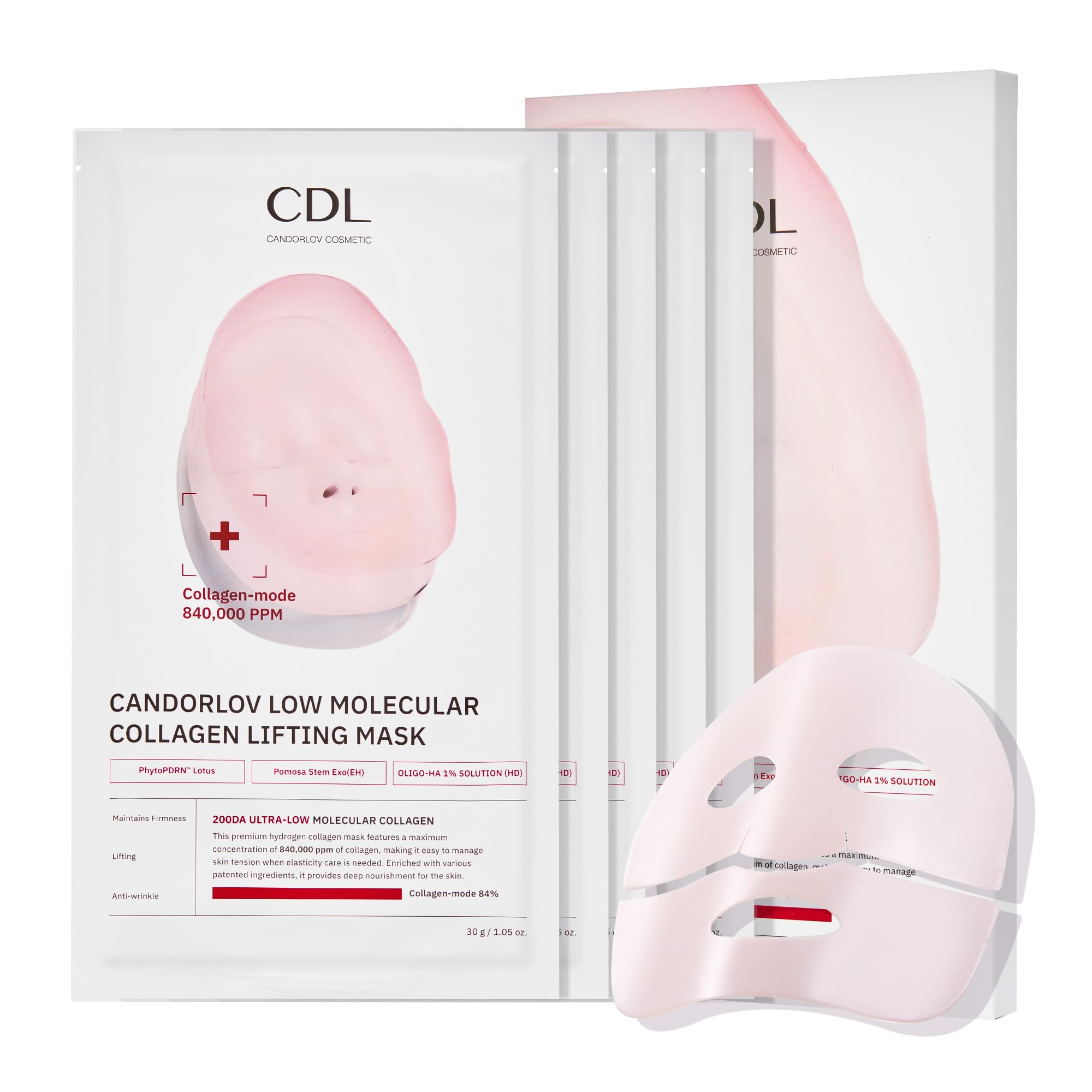 CANDORLOV mascarilla colágeno nocturna en caja aporta hidratación y firmeza