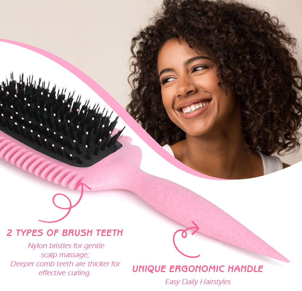 Candy Brush masaje-cuero cabelludo durante el desenredo para una experiencia suave.