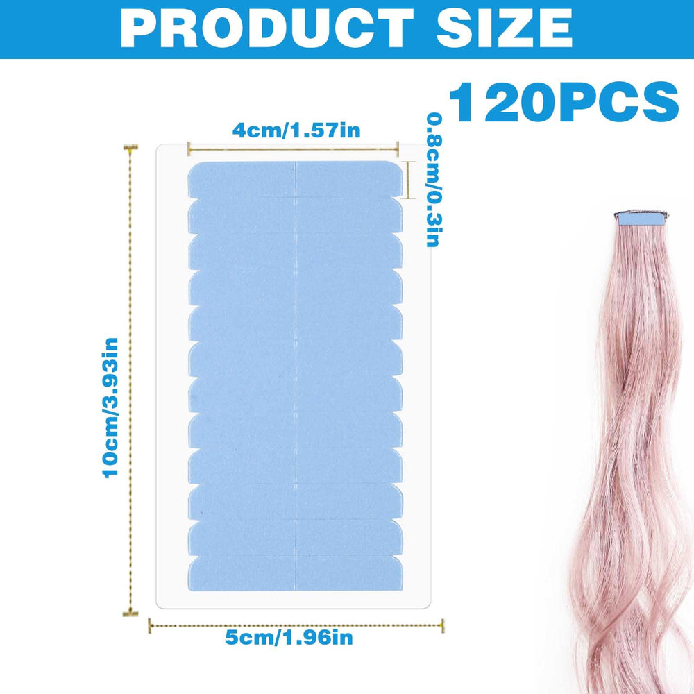 CANIPHA cinta para extensiones azul, fácil de cortar y adaptar al tamaño deseado.