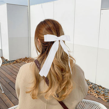 Canitor lazo cabello azul, ideal para eventos y uso diario.