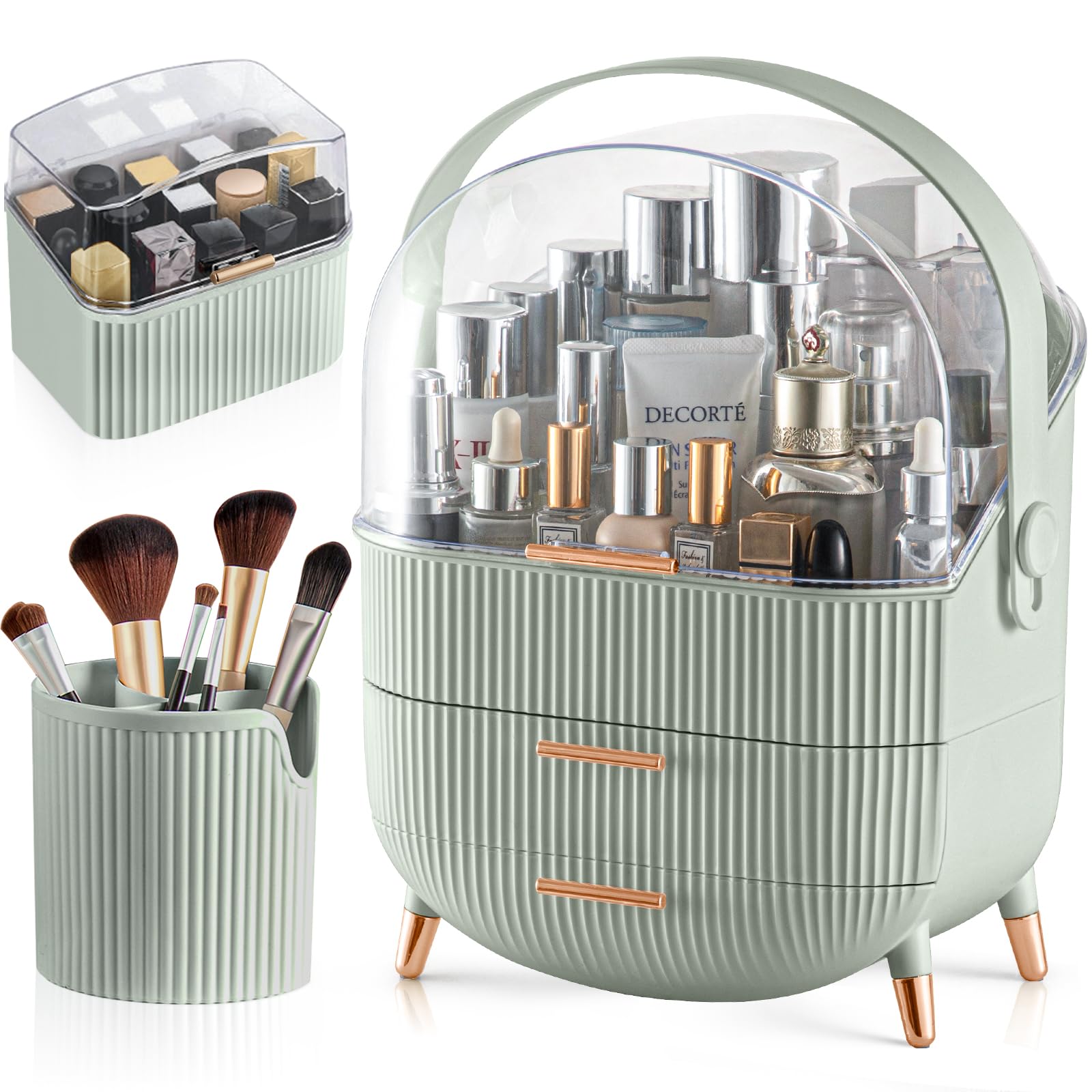 CANITORON Organizador de maquillaje completo para uso diario