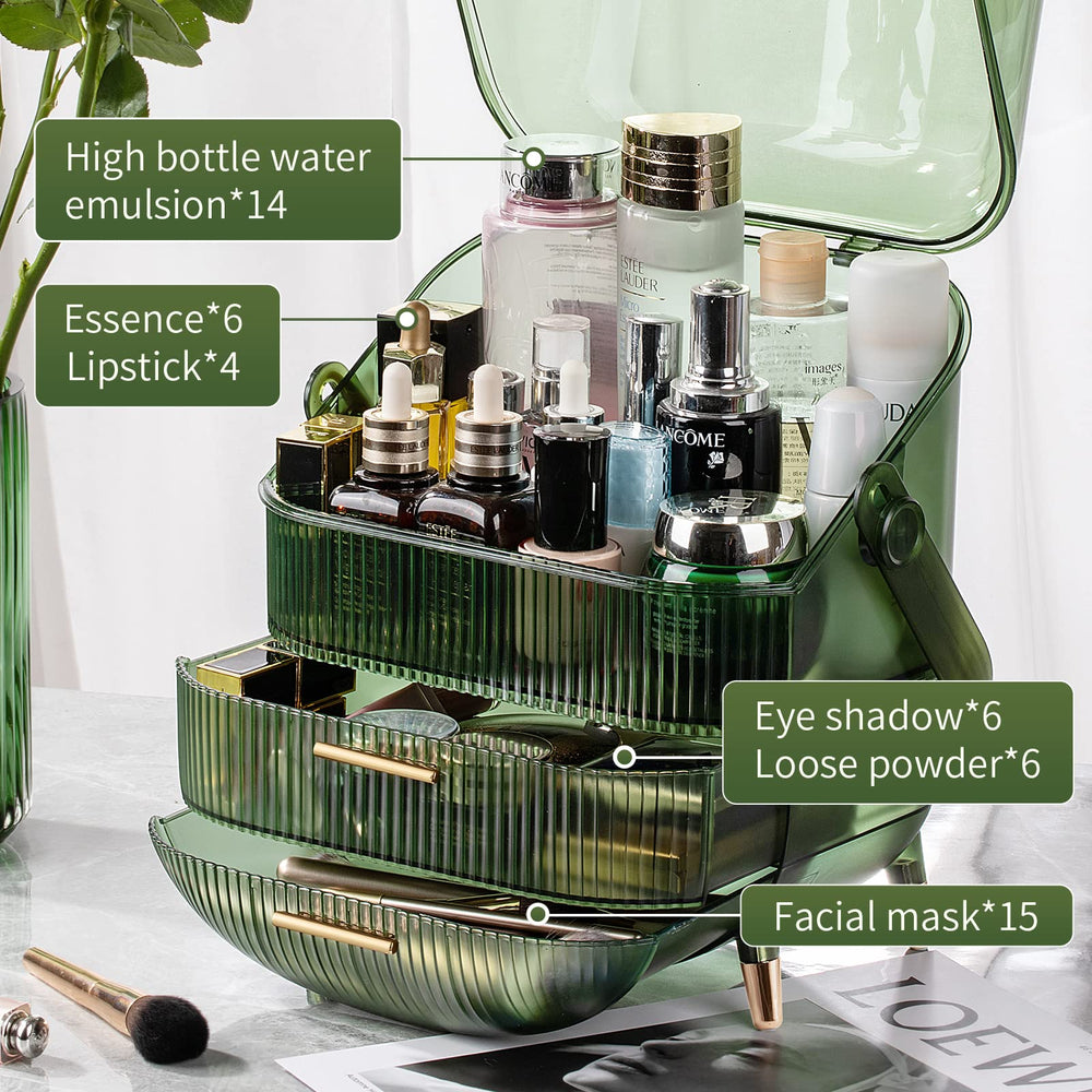 CANITORON Organizador de skincare de gran capacidad para organizar lociones y perfumes