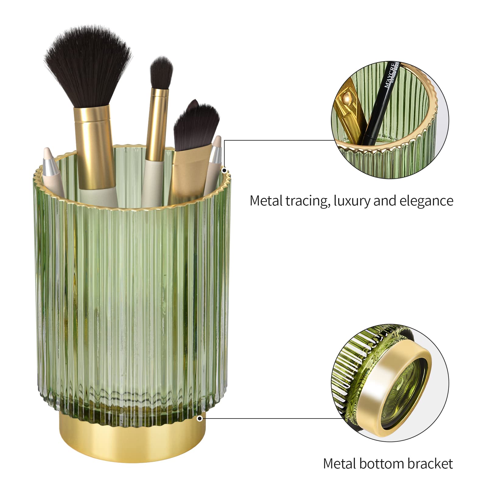 CANITORON regalo belleza práctico, vidrio verde, opción ideal para regalar.