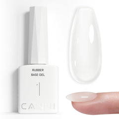 CANNI base clara lechosa en botella facilita manicura precisa en casa
