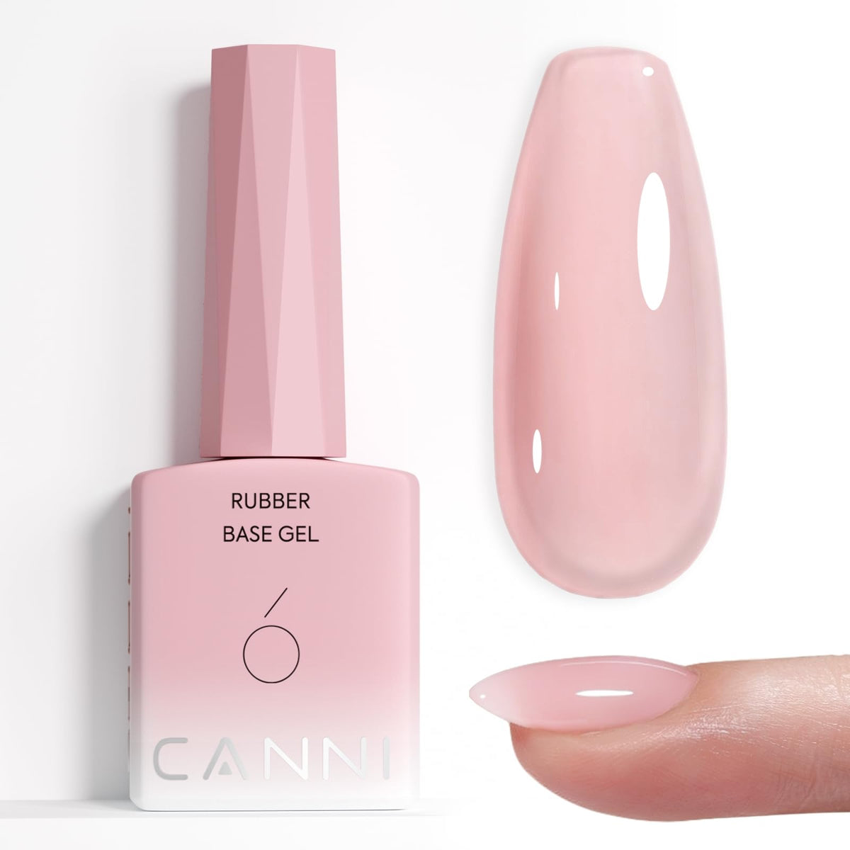 CANNI: botellas de color muestran tono piel para una manicura precisa.