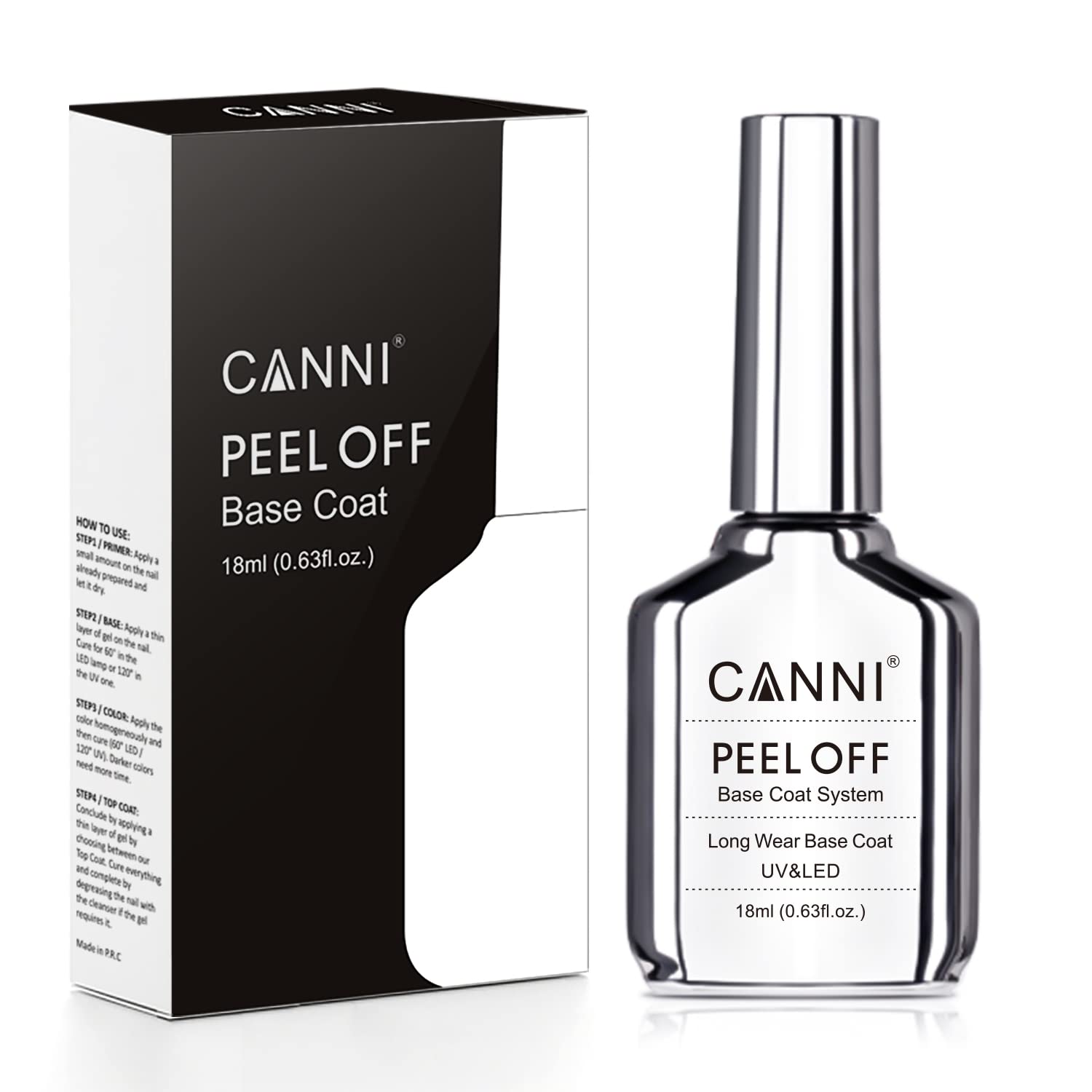 CANNI capa superior para secado rápido bajo lámpara ultravioleta