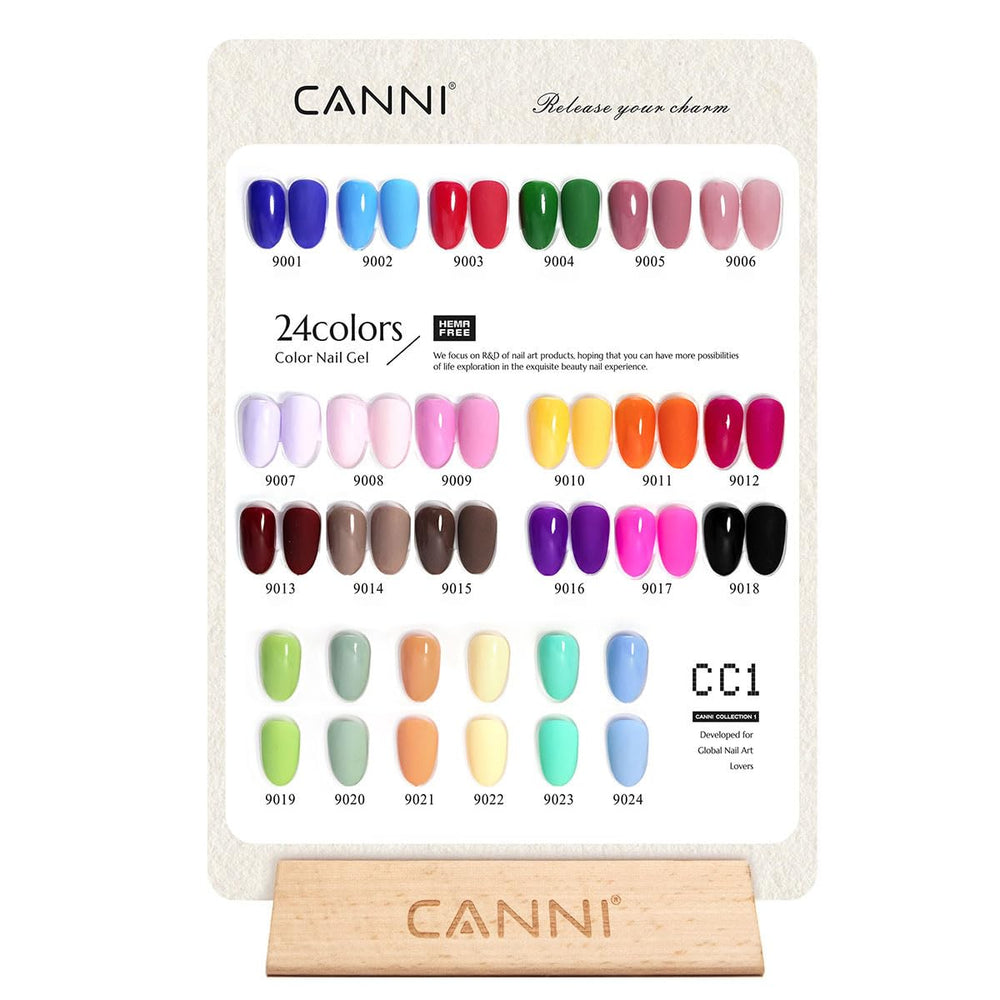 CANNI CC1, etiquetas cristal 3D para identificar el color y tono con claridad.