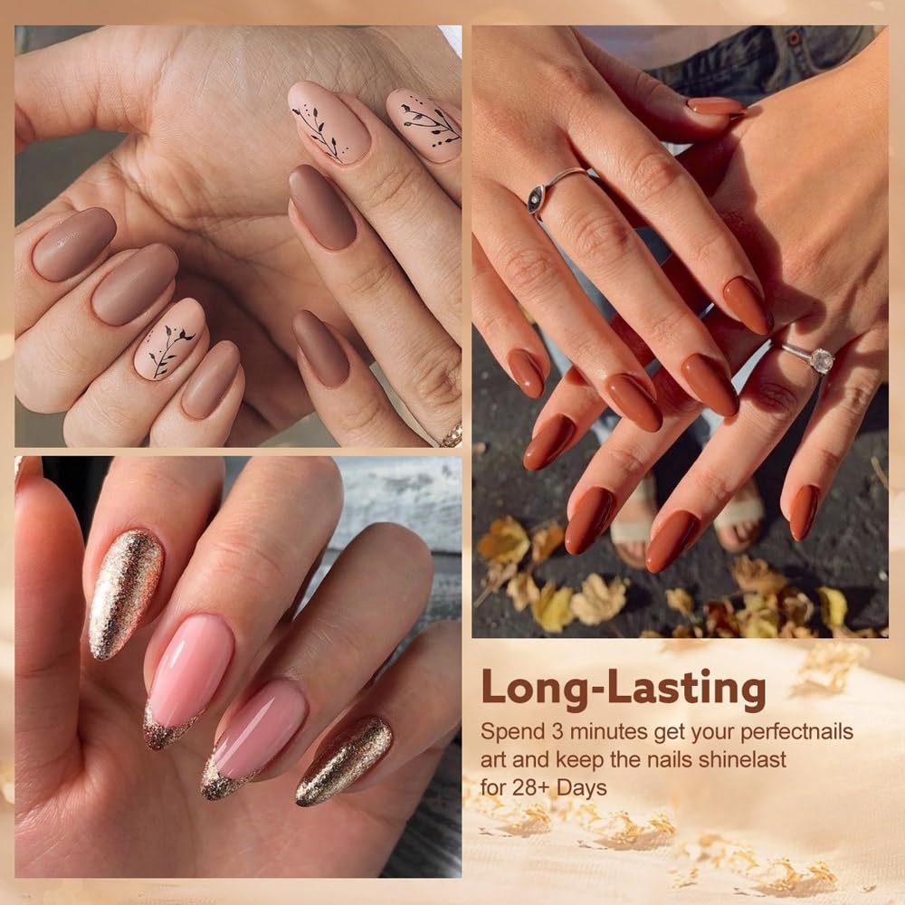 Esmalte gel con brillo dorado de CANNI para toques luminosos.