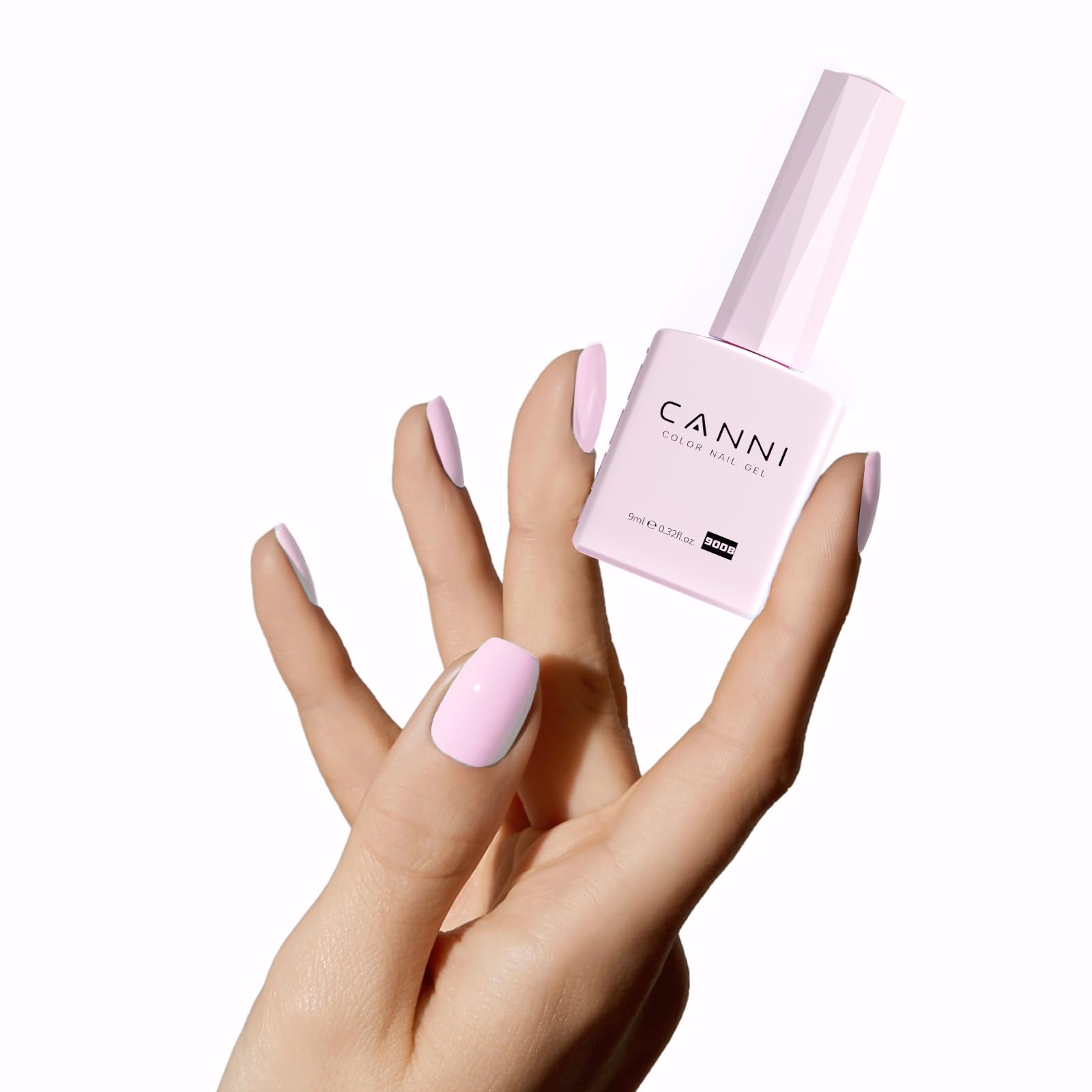 Acabado de alto brillo: CANNI rosa claro presume un brillo intenso.