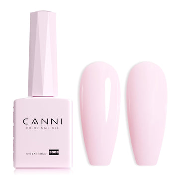 Esmalte gel CANNI rosa claro: botella para ver el tono con precisión.