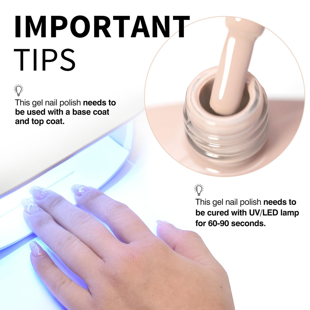 CANNI esmalte gel rosa, curado UV/LED para uñas duraderas con brillo.