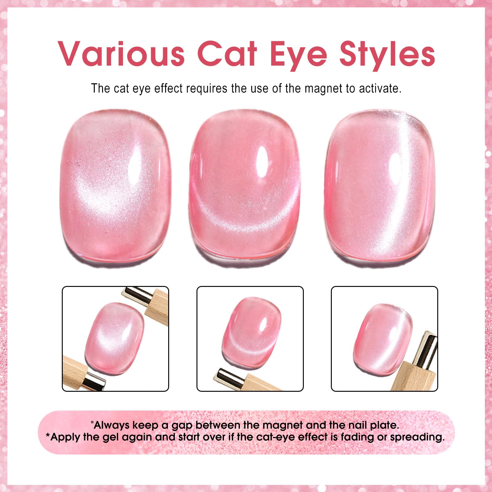 CANNI tono violeta con efecto ojo gato para diseños dinámicos.