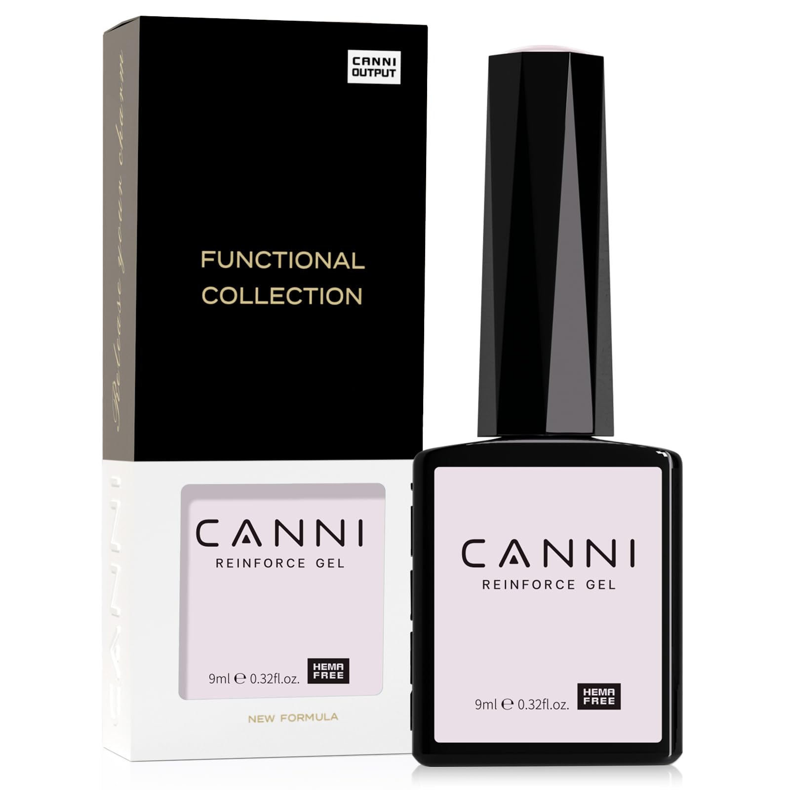 CANNI Gel Endurecedor Uñas: aplicación suave para fortalecimiento diario.