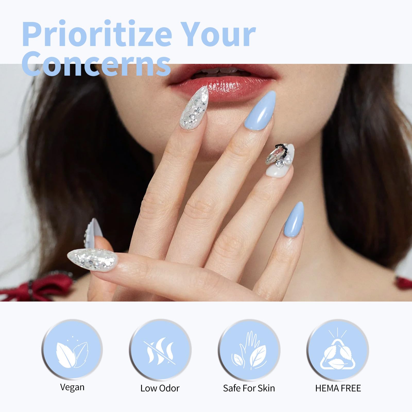 CANNI gel uñas: curado rápido con UV o LED.