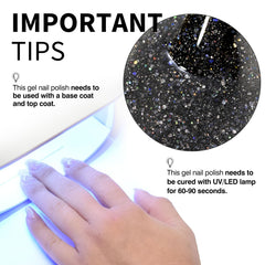 CANNI esmalte gel acabado resplandeciente para manicura hecha en casa